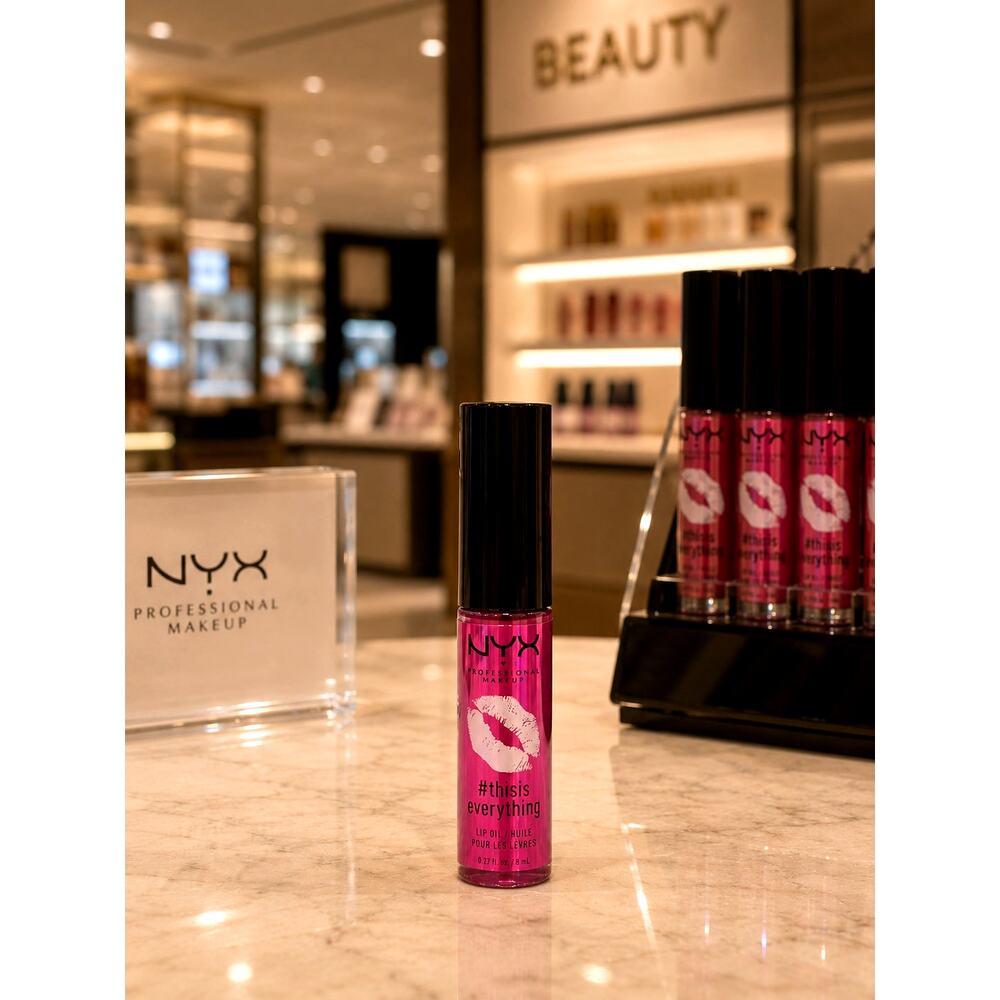 NYX Professional Makeup #Thisiseverything Lip Oil, Lip Gloss - "Sheer Berry"